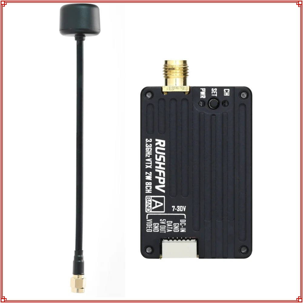 Fpv Drone Antenna - 2026 Nieuwe RUSHFPV 3.3G 2W VTX