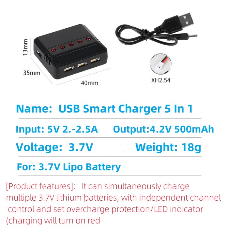 Syma X5HW X5HC X5C X5SW 3.7V 5 - Fpv Drone Charger recensie en prijs