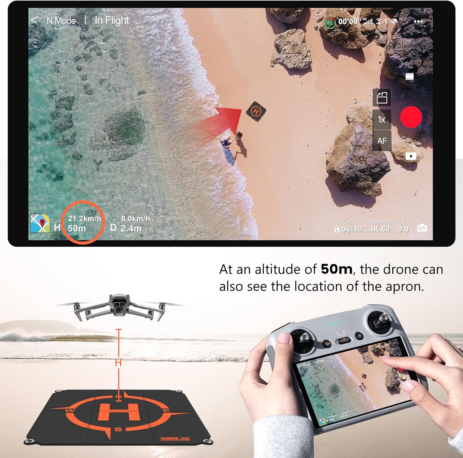 STARTRC Drone Landing Pad, Uni - Dji Drone Mini 4 Pro recensie en prijs