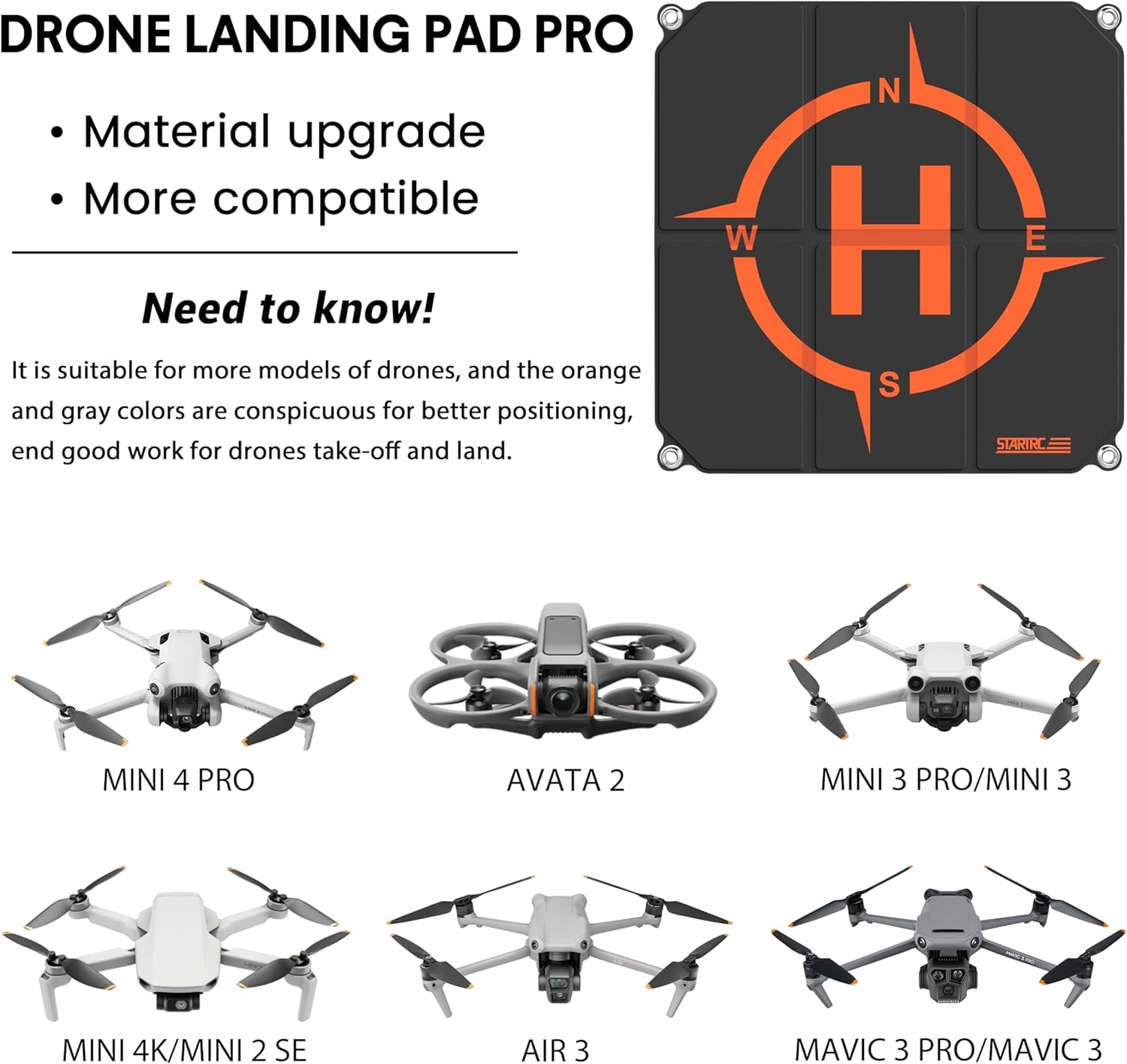 STARTRC Drone Landing Pad, Uni - Dji Drone Mini 4 Pro recensie en prijs