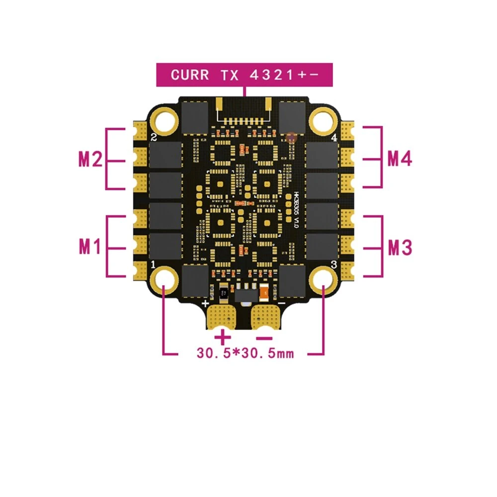 HAKRC 60A Blheli_32 2-6S 4 in  - Fpv Drone Esc recensie en prijs